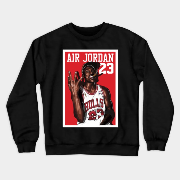 twenty-three air jordan Crewneck Sweatshirt by agusdone